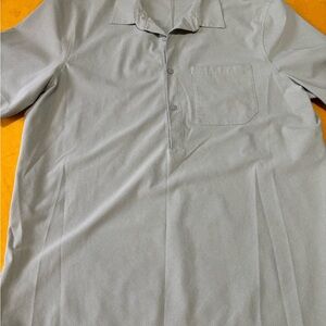 lululemon athletica Gray Dress Shirt
